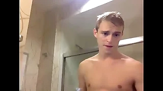 sexy twink taking a shower on webcam - sexyladcams.com