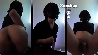 Cute femboy with a perfect arse