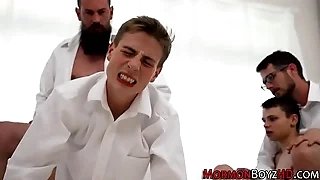 Teen mormons banged raw