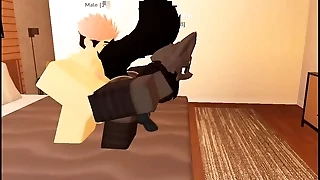 Roblox, furry, reception room